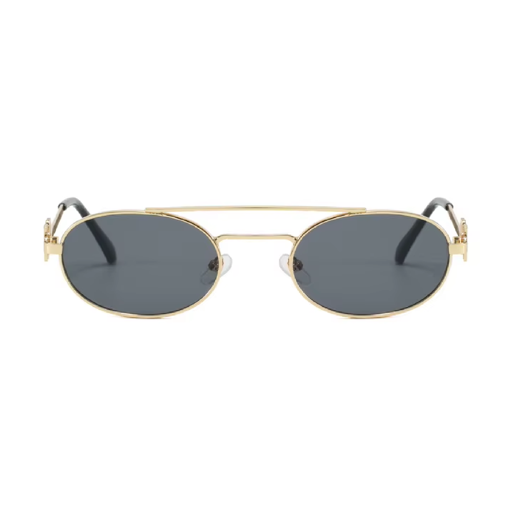 Volt | Classic Oval Metal Sunglasses