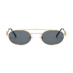 Volt | Classic Oval Metal Sunglasses