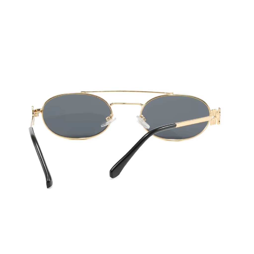 Volt | Classic Oval Metal Sunglasses