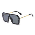 Basalt | Oversized Retro Square Metal Sunglasses