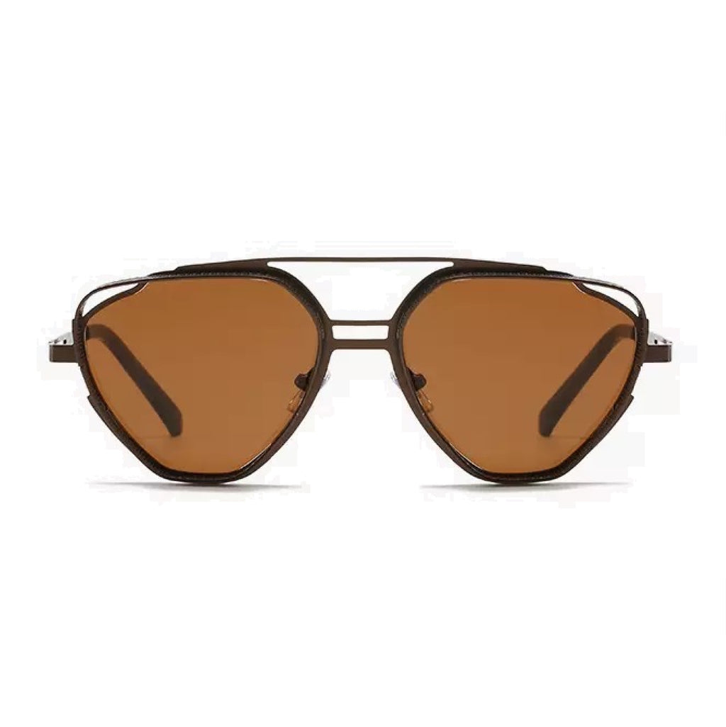 The Director |Retro Vintage Pilot Metal Sunglasses