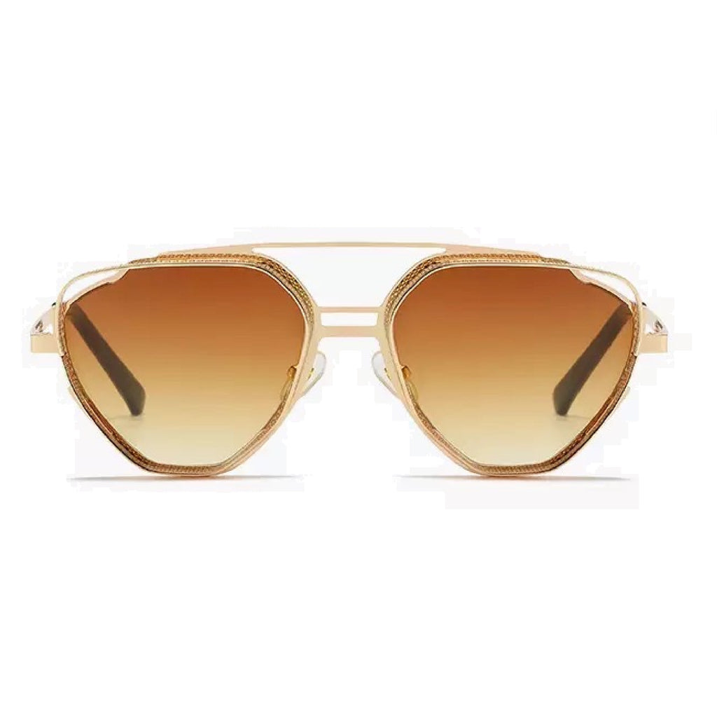 The Director |Retro Vintage Pilot Metal Sunglasses