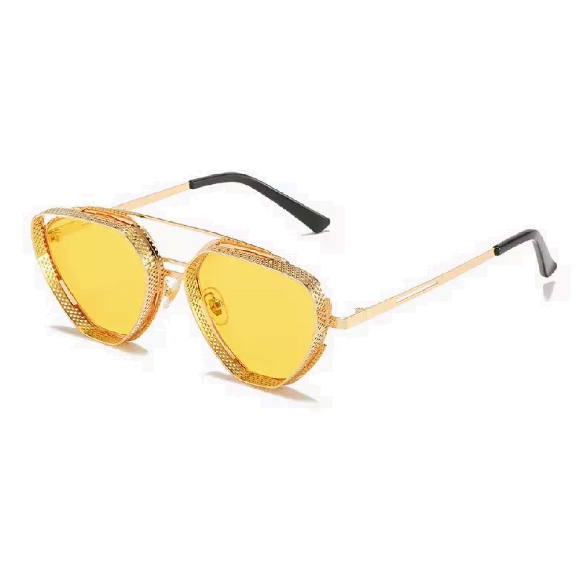 The Director | Retro Vintage Pilot Metal Sunglasses