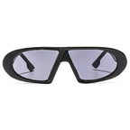 Pinnacle | Futuristic Oval Acetate Sunglasses