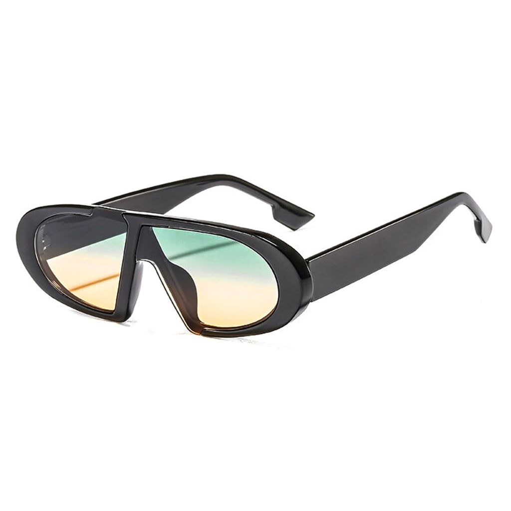 Pinnacle | Futuristic Oval Acetate Sunglasses