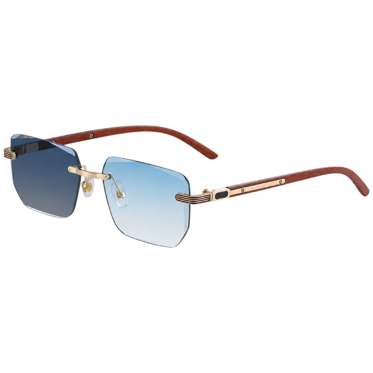 Shift Sora | Photochromic Rectangle Rimless Sunglasses