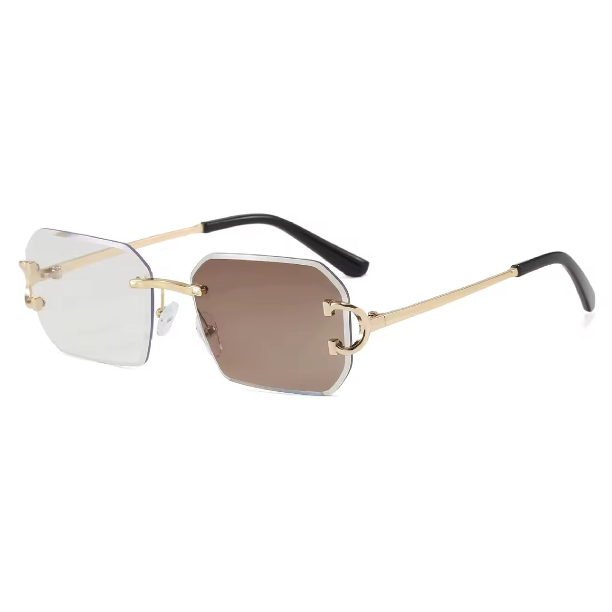 Shift Varen | Photochromic Rectangle Rimless Sunglasses