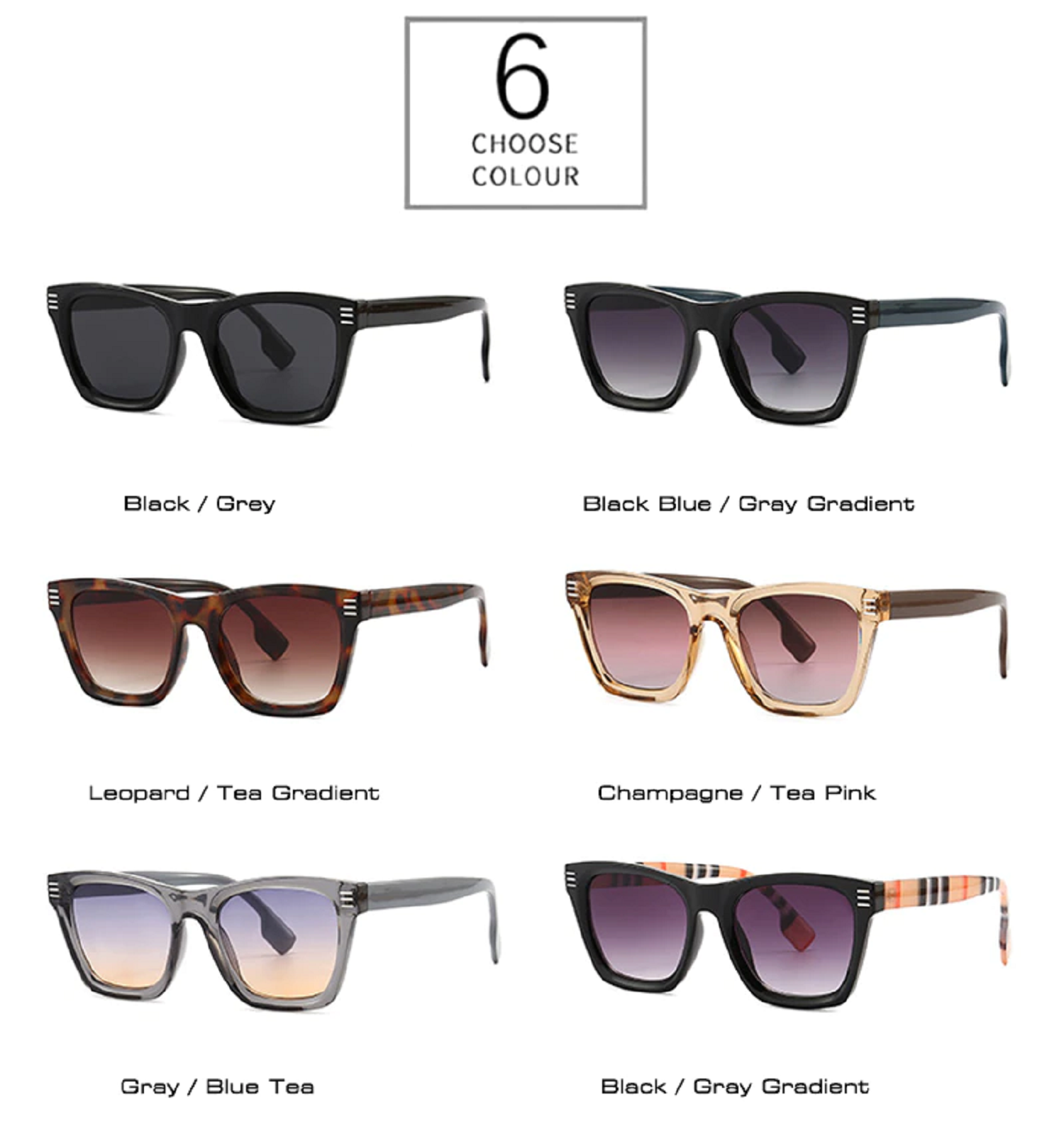 Monterey |Classic Wayfarer PC Sunglasses