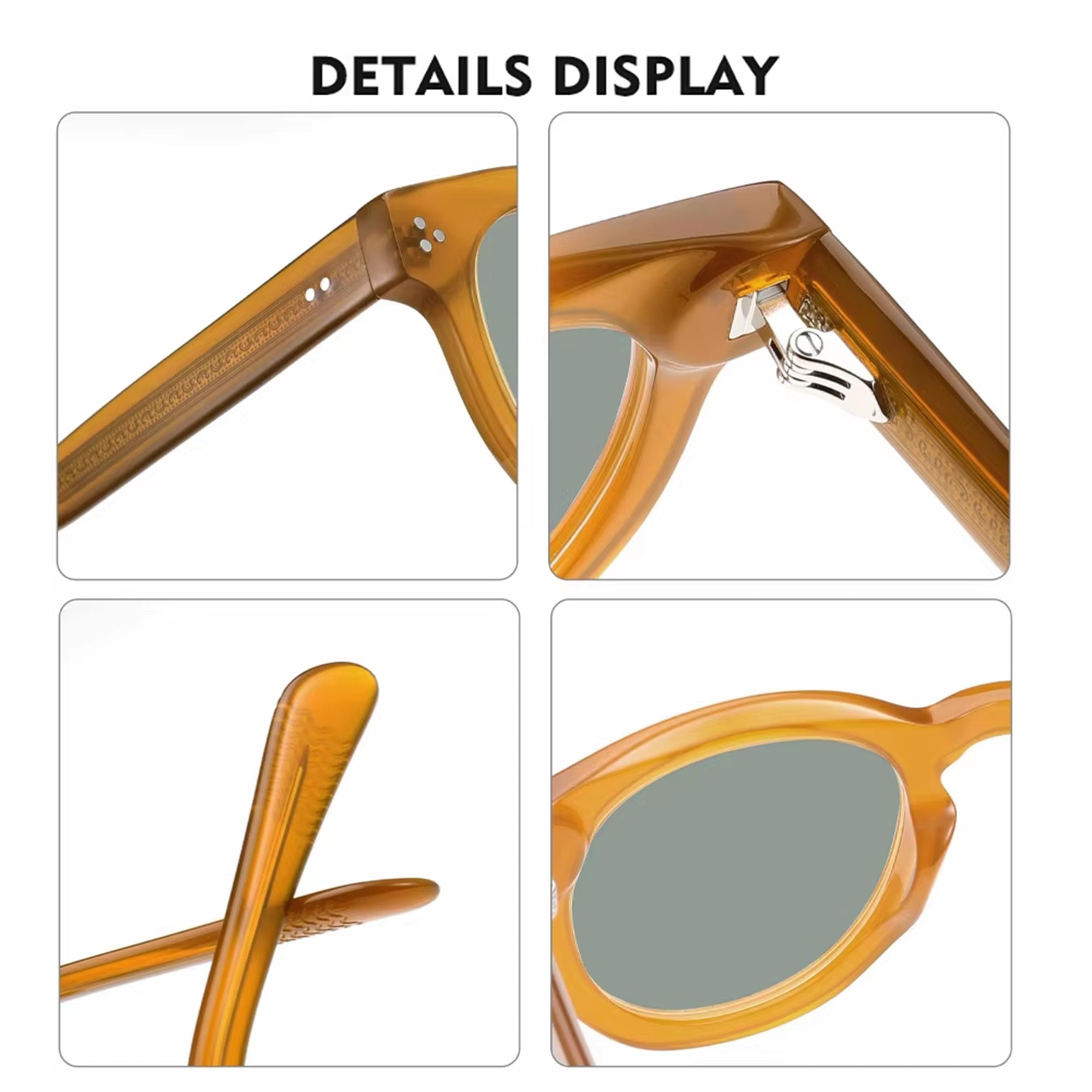 Lucent |Classic Round Acetate Sunglasses