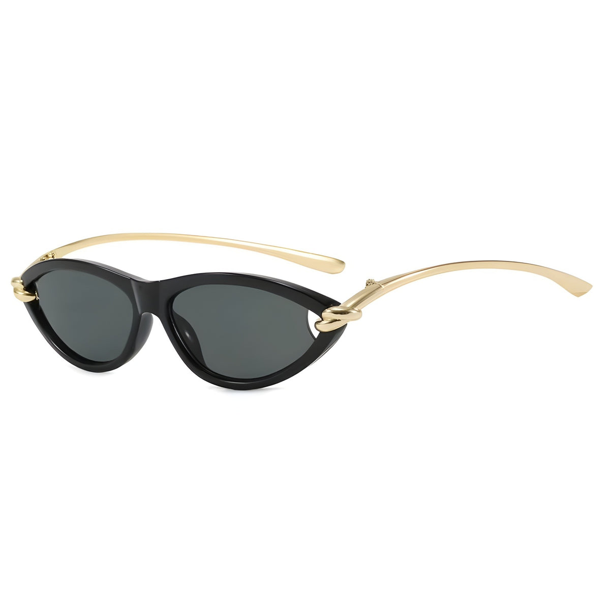 Cavelle | Classic Cat-Eye Metal & PC Sunglasses