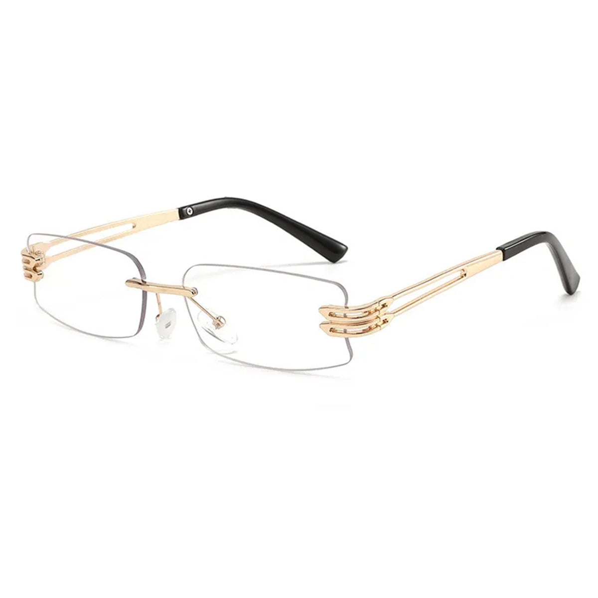 Shift Elio | Photochromic Rectangle Rimless Sunglasses