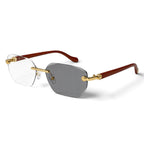 Shift Orion | Photochromic Rectangle Rimless Sunglasses