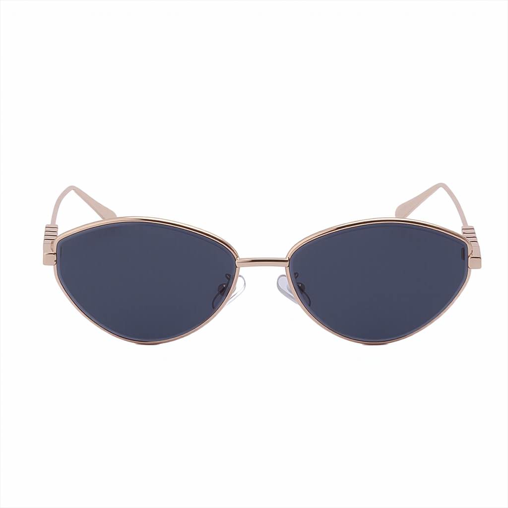 The Aesthetic |Classic Oval Metal Sunglasses