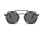 Phaedra |Retro Vintage Round/Hexagonal PC Sunglasses
