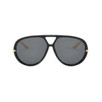 Zayden | Classic Oversized Aviator Metal & PC Sunglasses