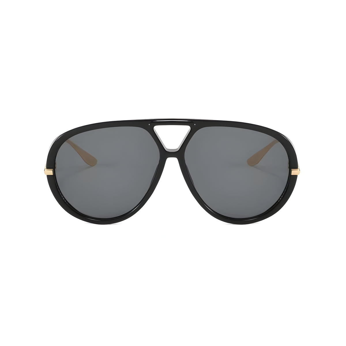 Zayden | Classic Oversized Aviator Metal & PC Sunglasses