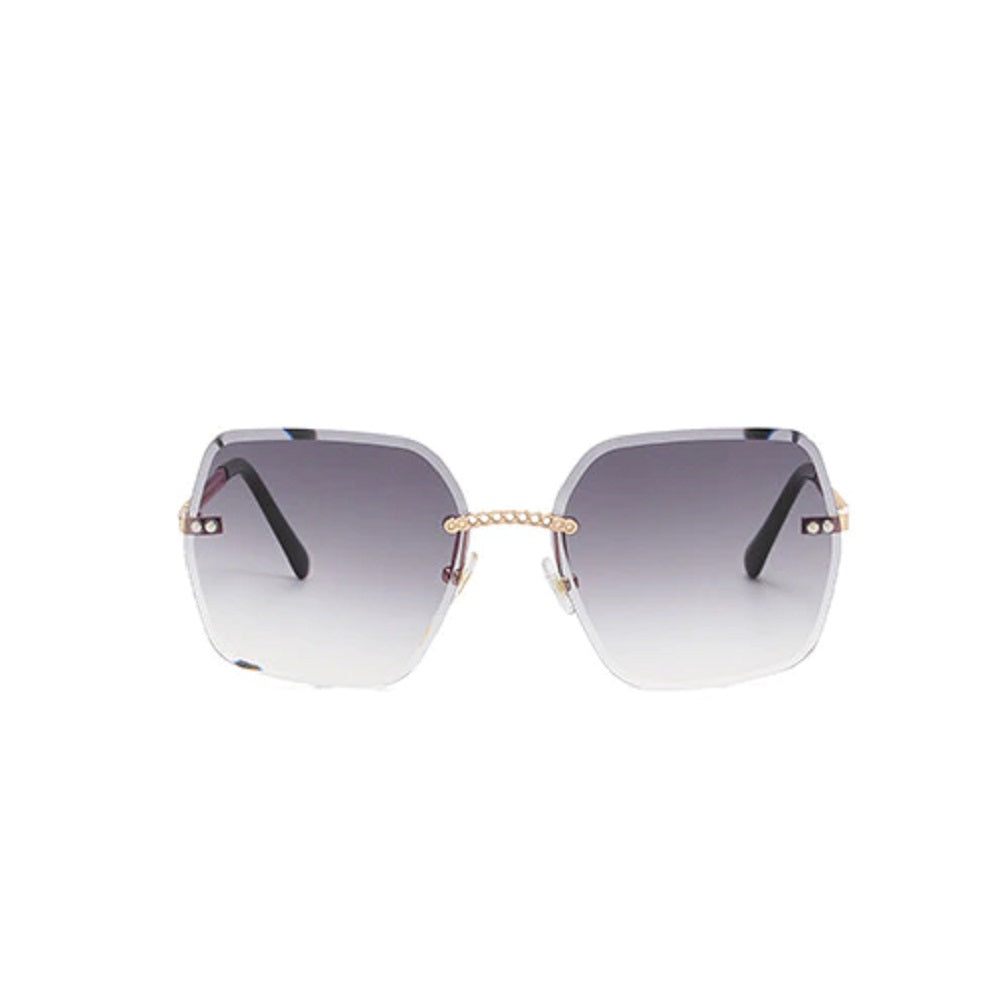 Travertine |Oversized Square PC Sunglasses