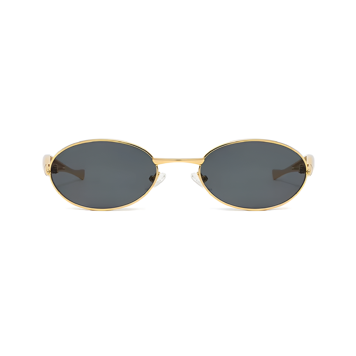 Valora | Classic Oval Metal Sunglasses