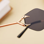 Flux |Futuristic Hexagonal Metal Sunglasses