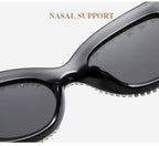 Garnexa |Rhinestone Cat-Eye PC Sunglasses