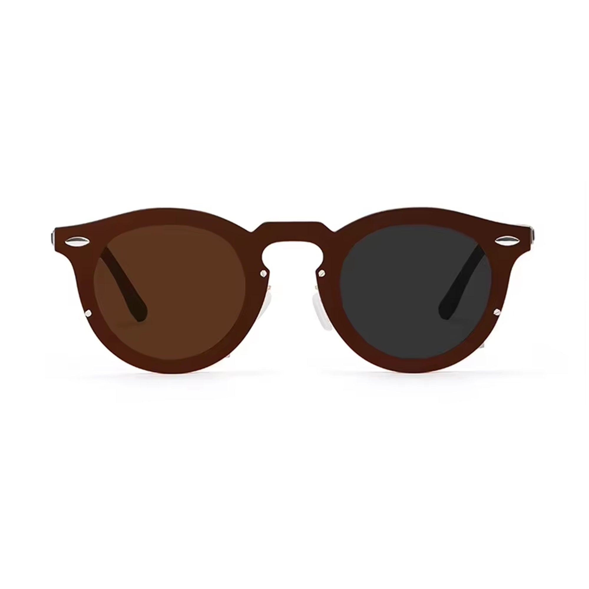 Halo |Adjustable Tint Round Metal Sunglasses