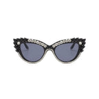 Garnexa |Rhinestone Cat-Eye PC Sunglasses