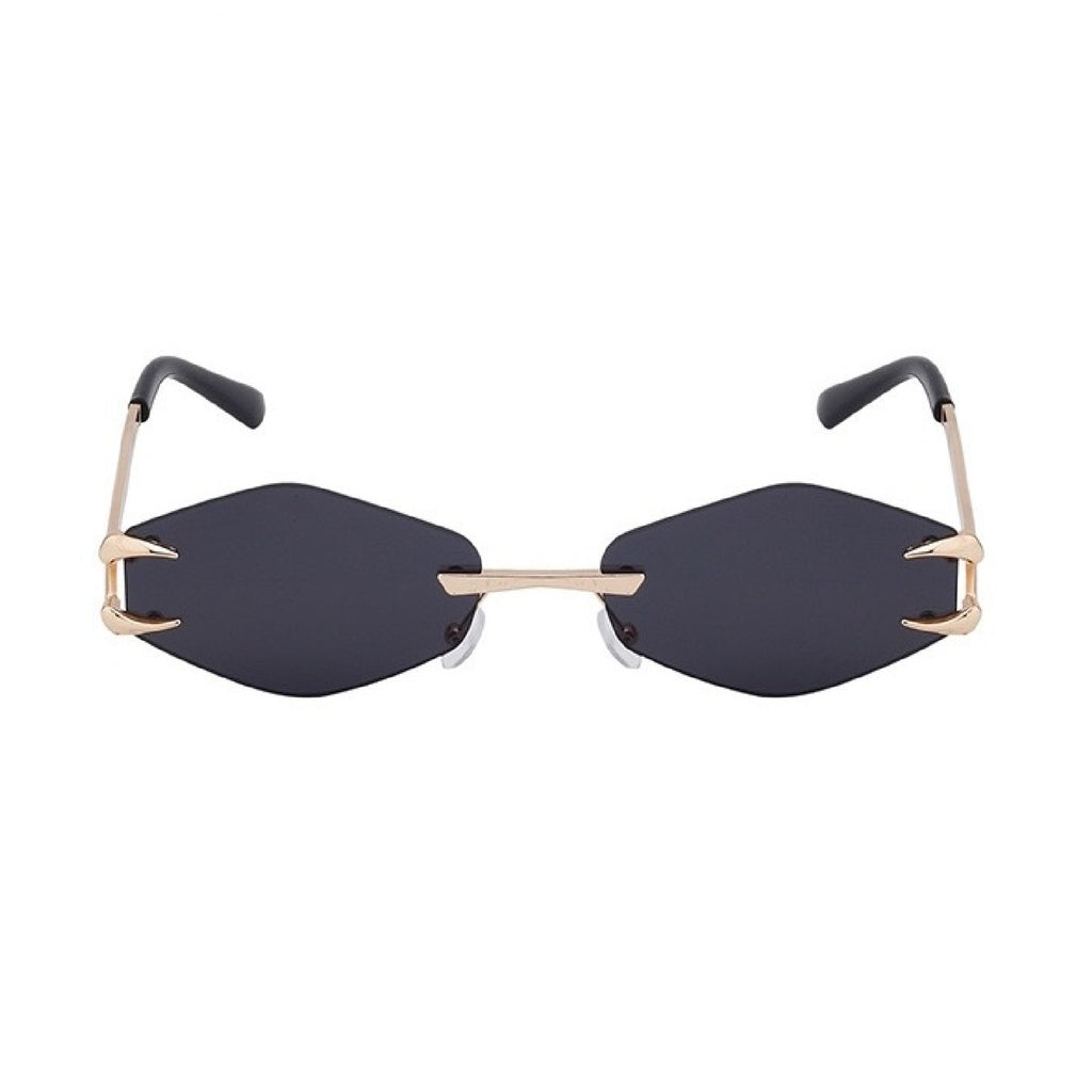Flux |Futuristic Hexagonal Metal Sunglasses