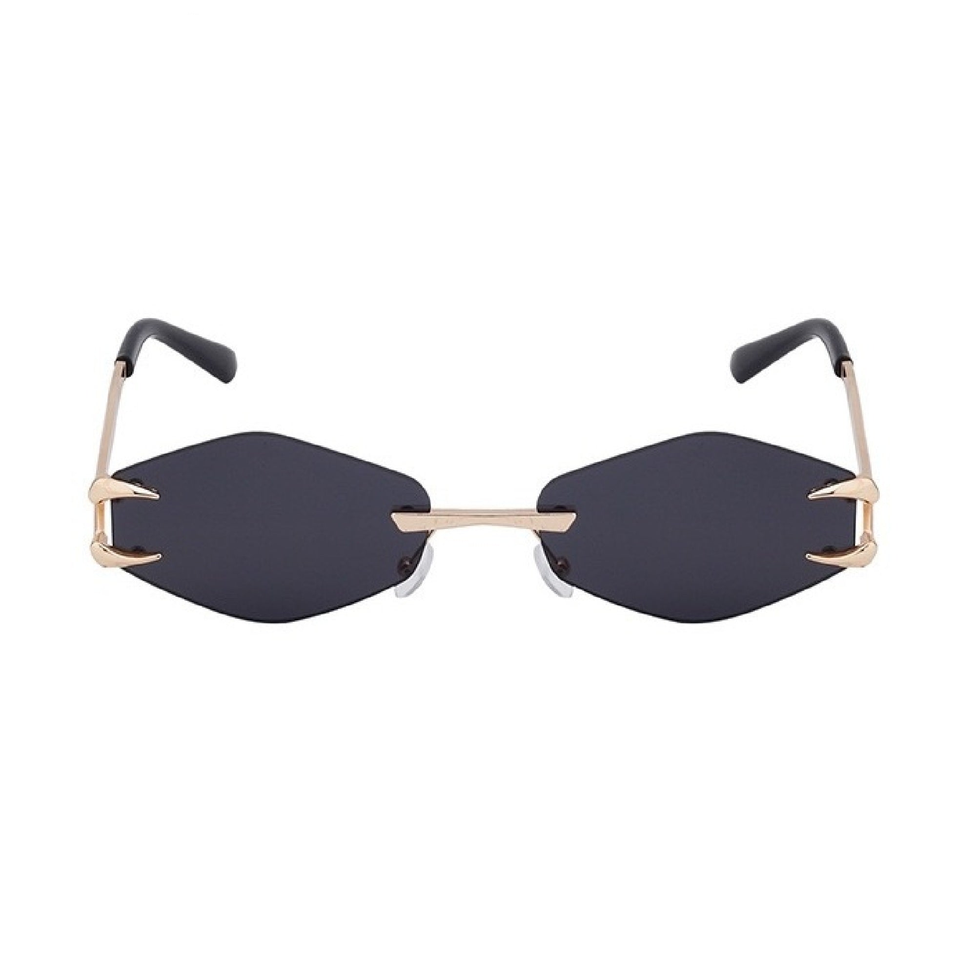 Flux |Futuristic Hexagonal Metal Sunglasses