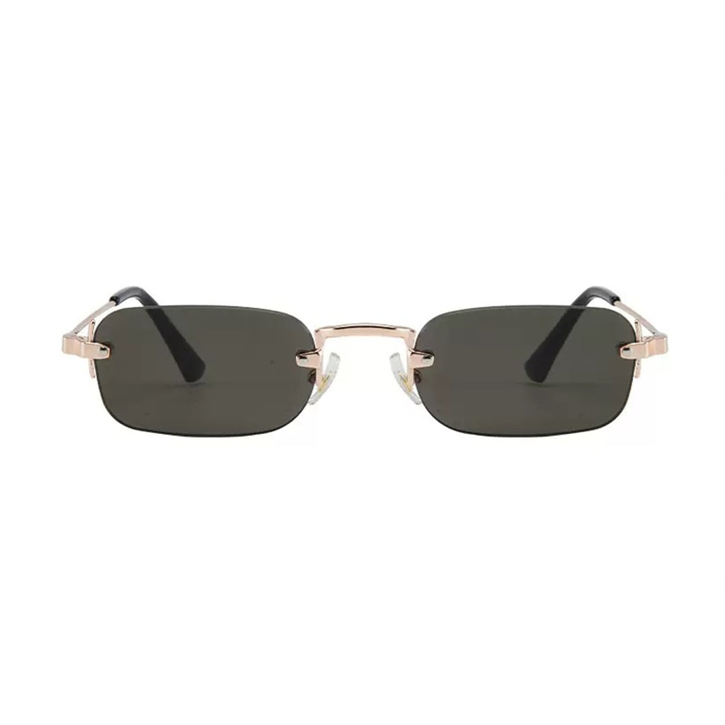 The Novelist |Classic Rectangle Metal Sunglasses