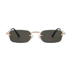 The Novelist |Classic Rectangle Metal Sunglasses