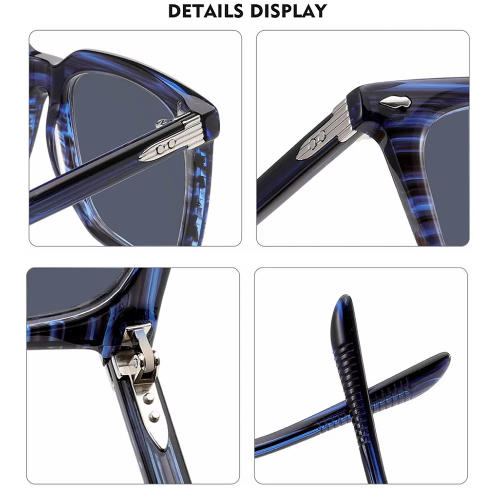 Moderne |Classic Rectangle Acetate Sunglasses