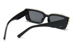 Citrina |Rhinestone Rectangle PC Sunglasses