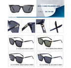 Moderne |Classic Rectangle Acetate Sunglasses