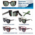 Sable |Classic Cat-Eye Acetate Sunglasses