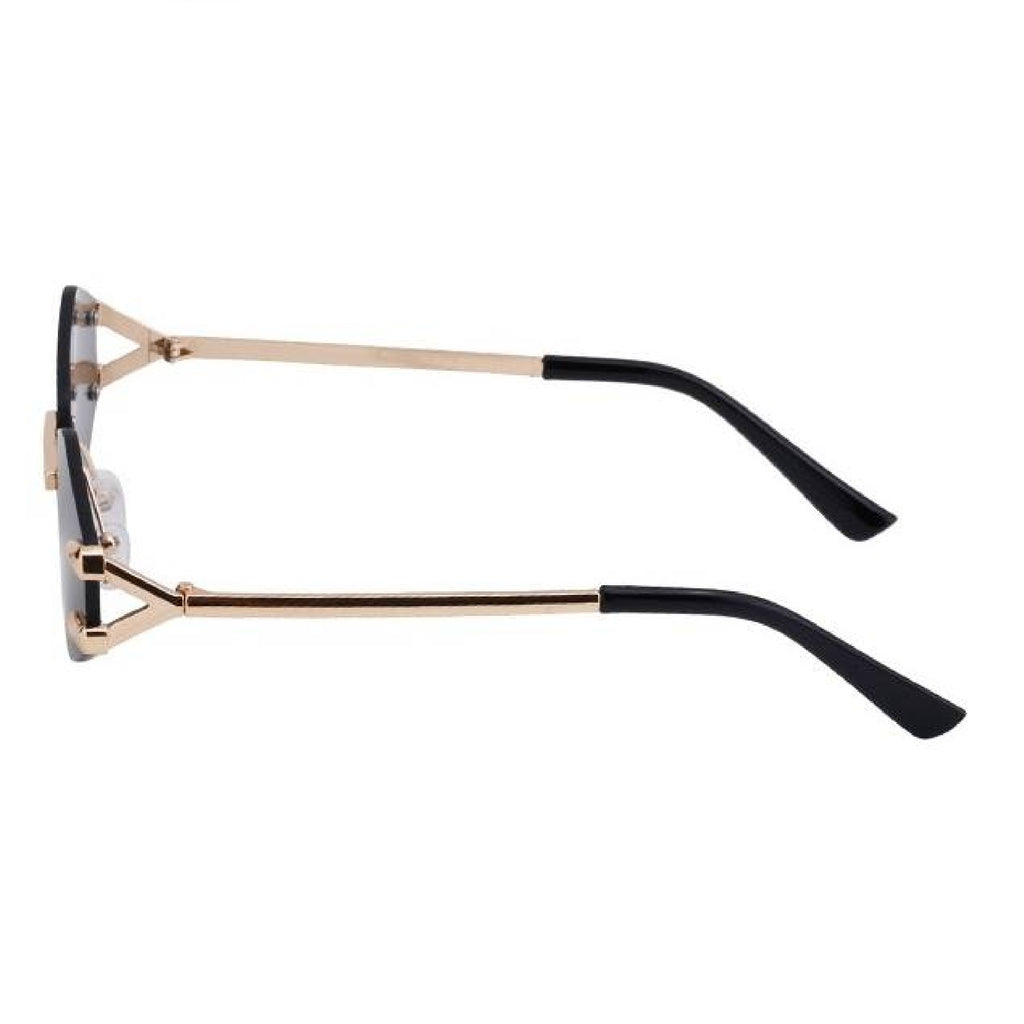 Flux |Futuristic Hexagonal Metal Sunglasses
