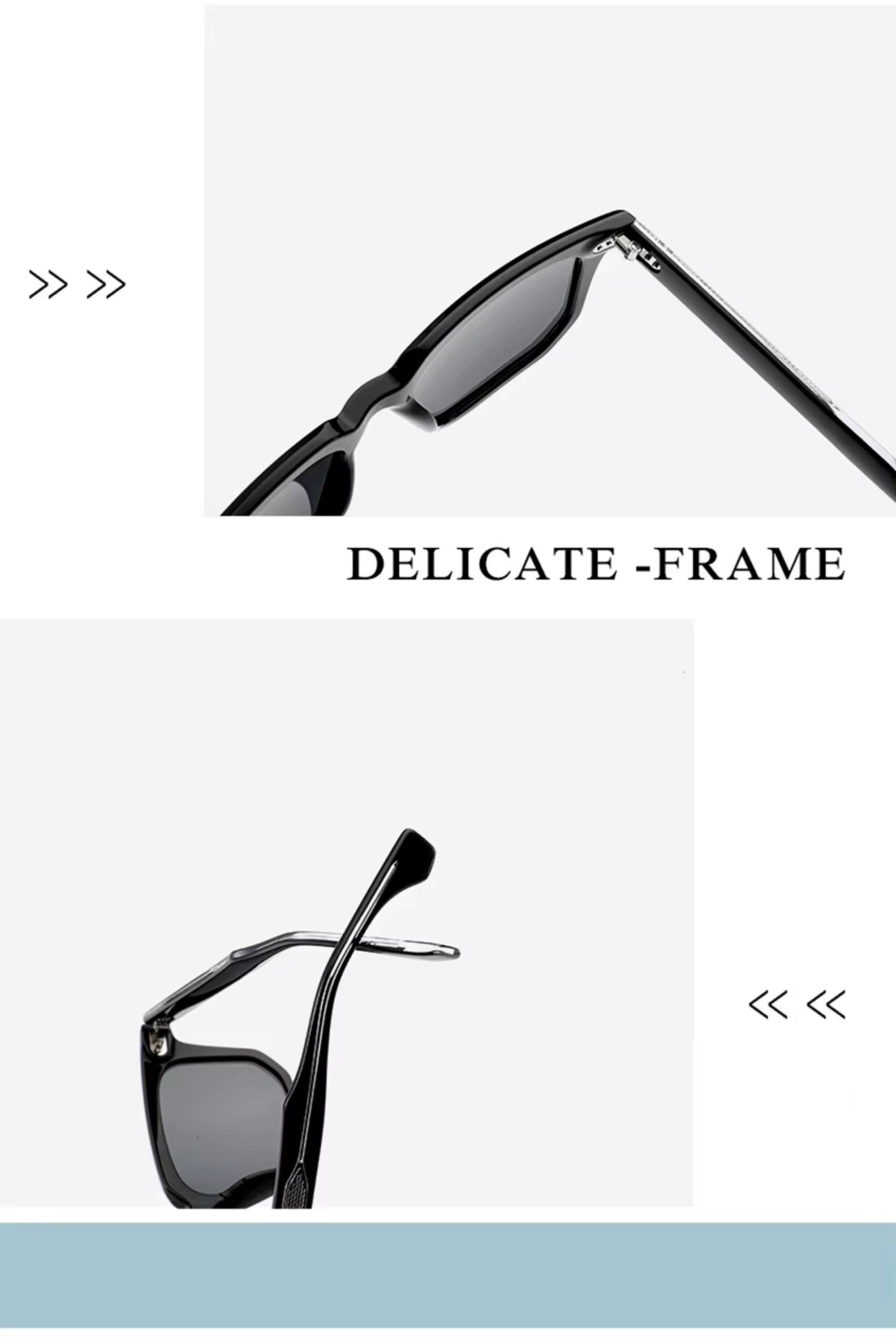 The Magnate |Classic Square Acetate Sunglasses
