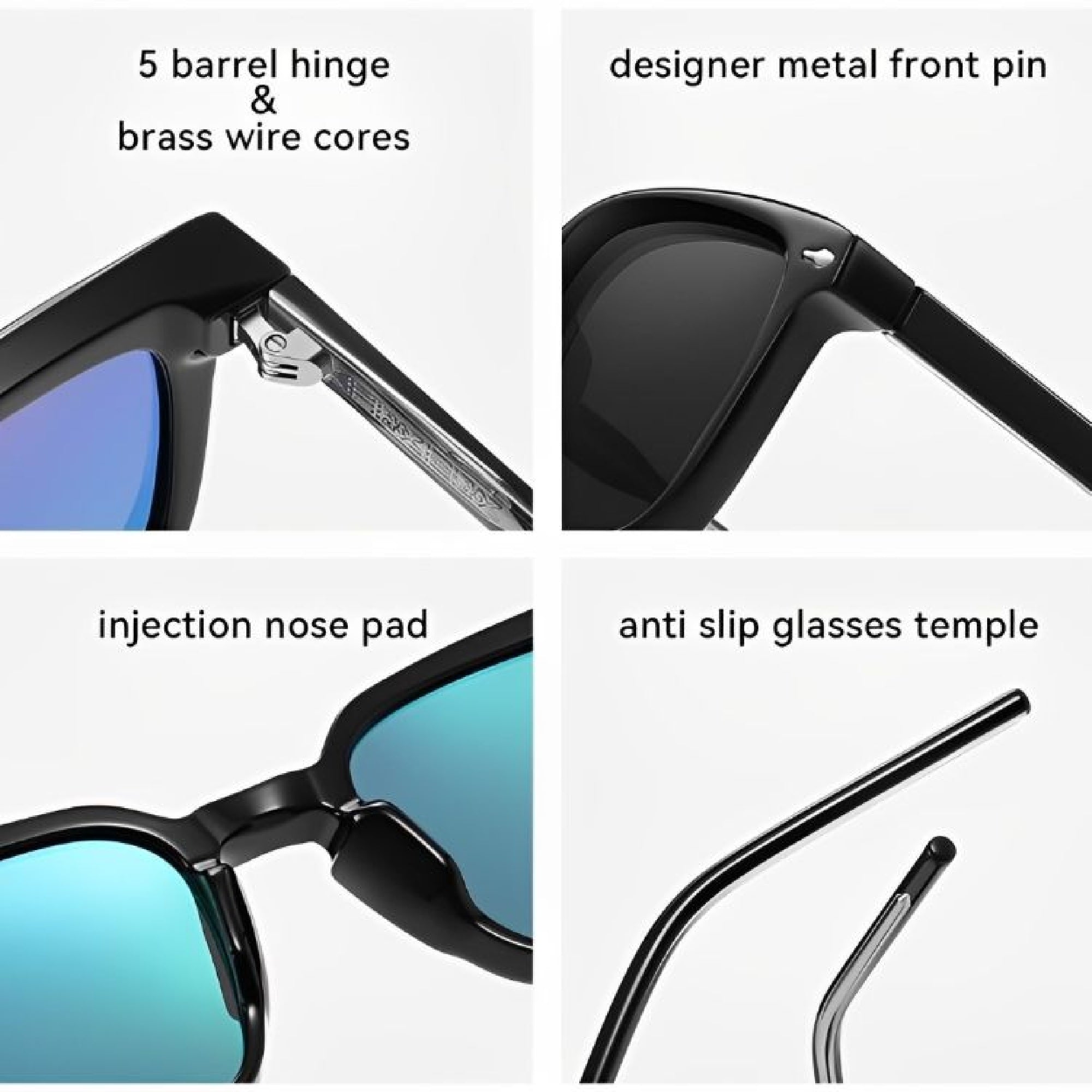 The Pioneer |Classic Square PC Sunglasses
