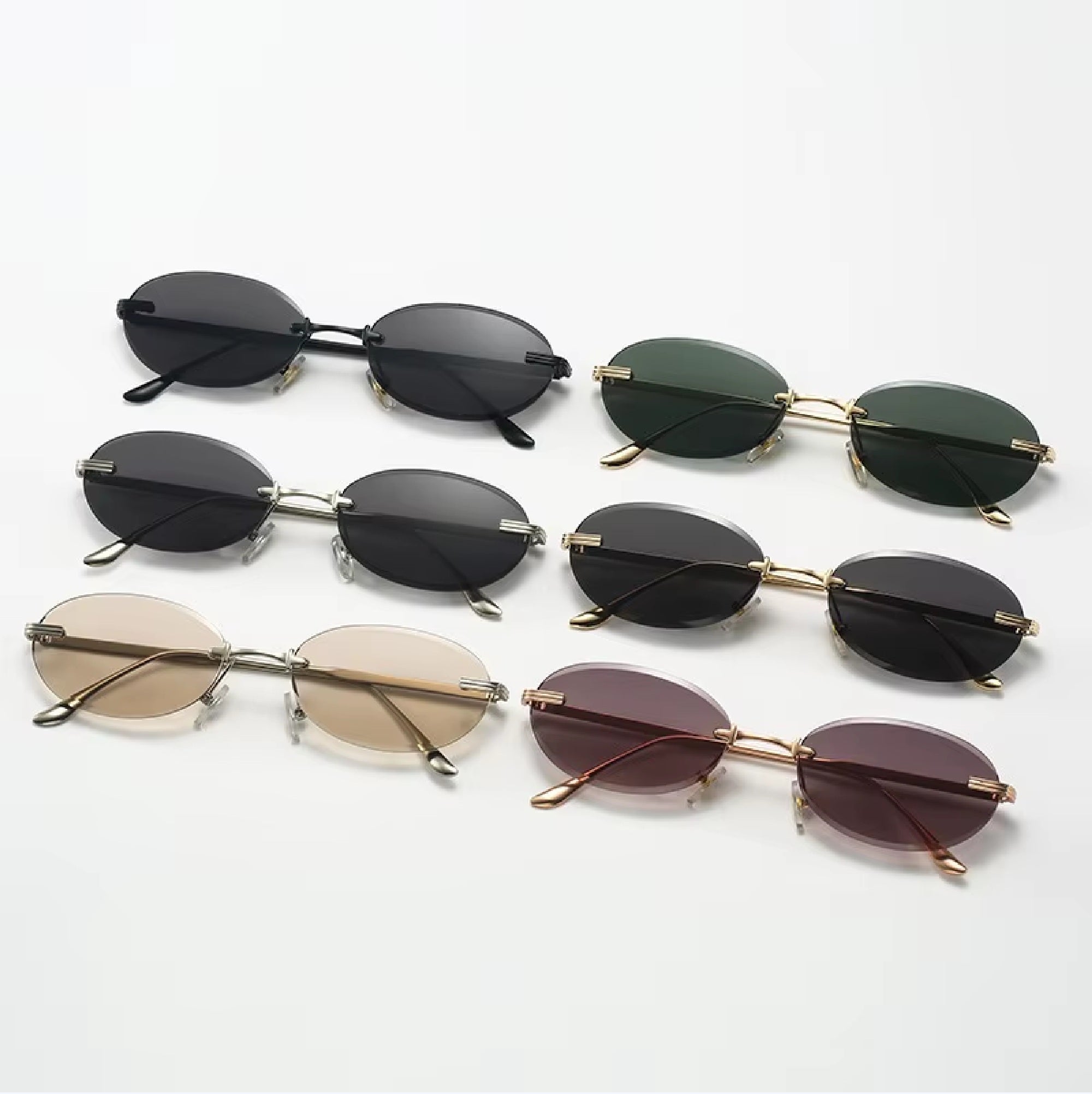 Jasper |Classic Oval Metal Sunglasses