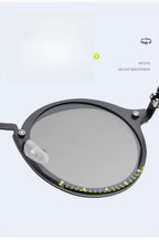 Carnaby |Adjustable Tint Round Metal Sunglasses