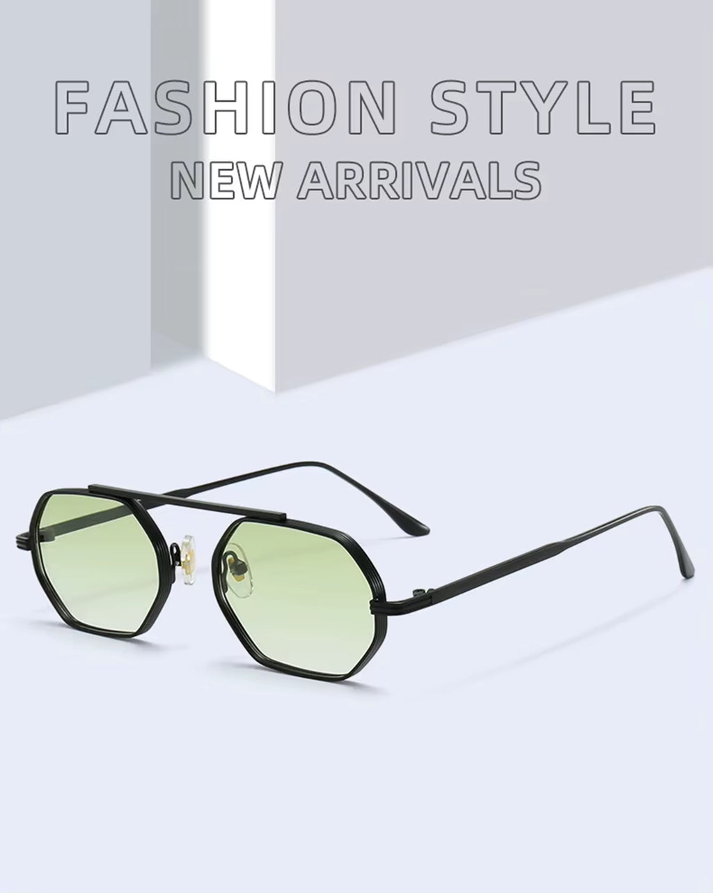 Paloma |Classic Oval/Octagon Metal Sunglasses
