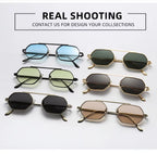 Paloma |Classic Oval/Octagon Metal Sunglasses