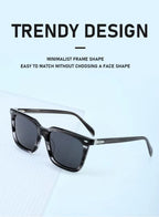 Moderne |Classic Rectangle Acetate Sunglasses