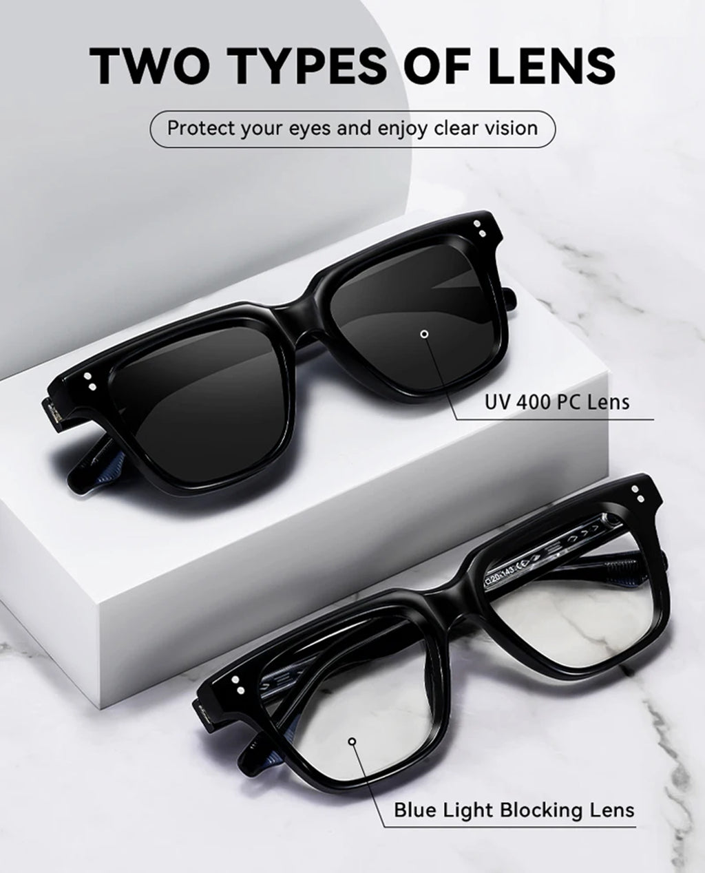 Davenport |Classic Square PC Sunglasses