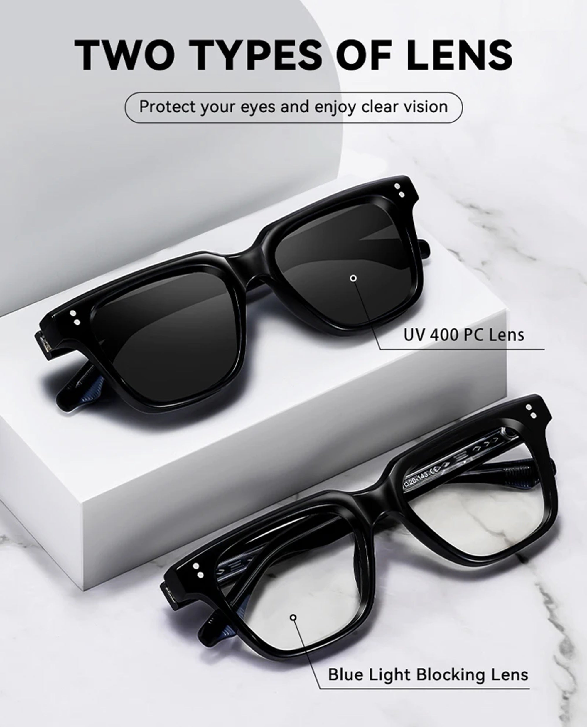 Davenport |Classic Square PC Sunglasses