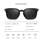 The Pioneer |Classic Square PC Sunglasses