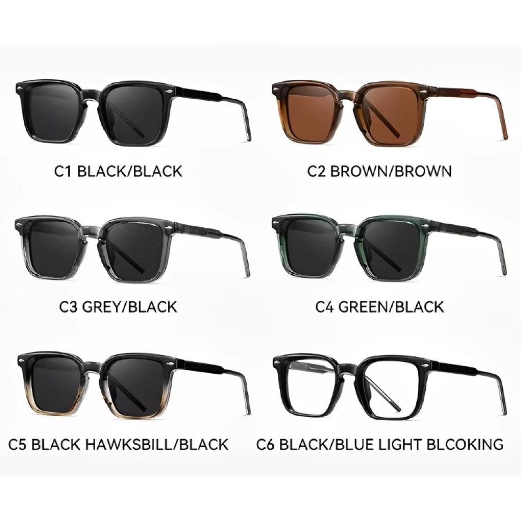 The Pioneer |Classic Square PC Sunglasses