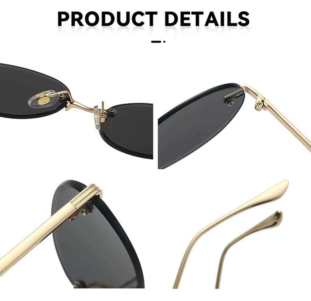 Jasper |Classic Oval Metal Sunglasses