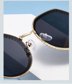 The Lyricist |Rhinestone Round Metal Sunglasses