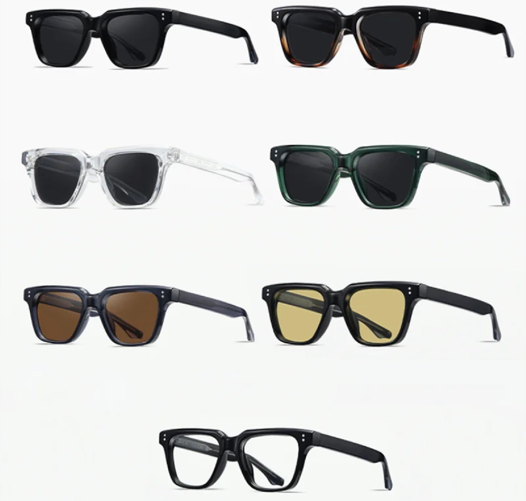 Davenport |Classic Square PC Sunglasses