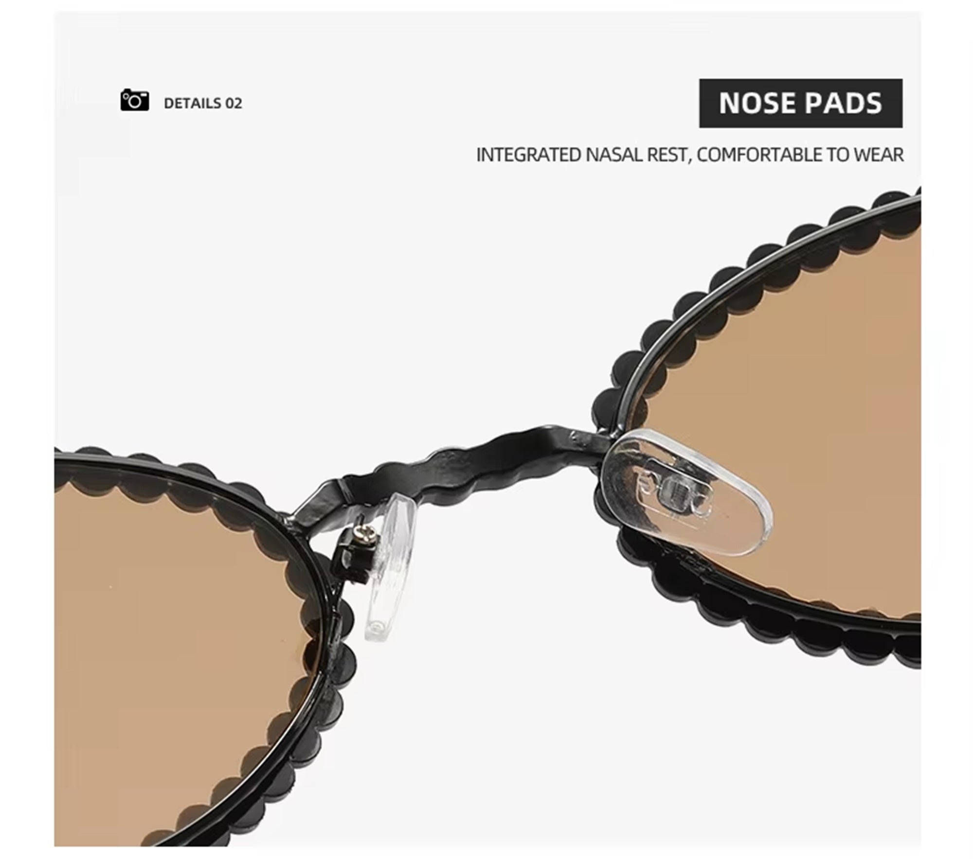 Diamora |Rhinestone Oval Metal Sunglasses